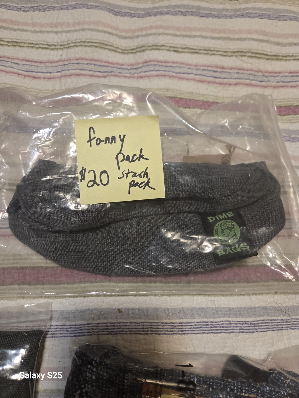 Men's Gray Waist Pack - Everyday Fanny Pack